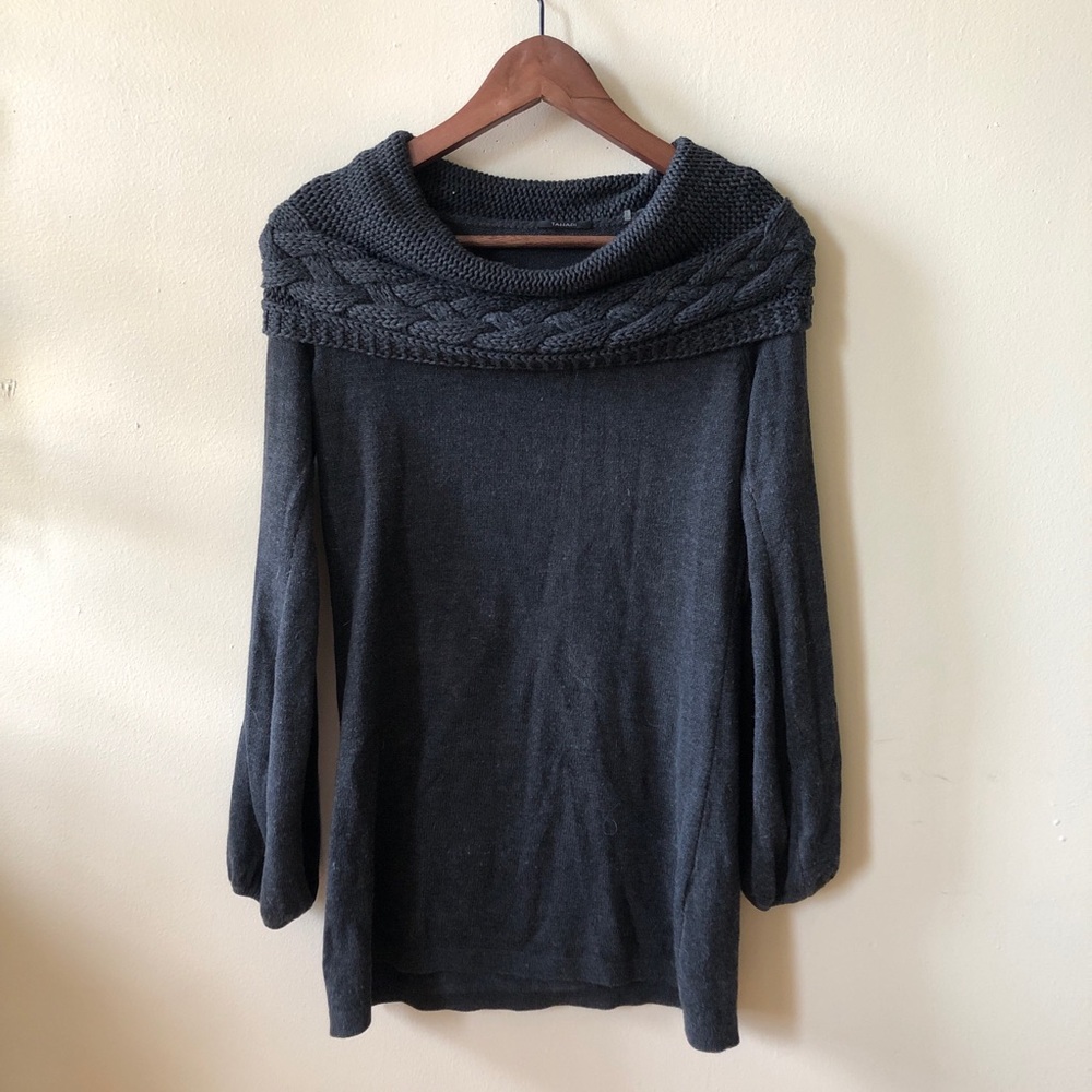 Tahari cowl neck sweater
